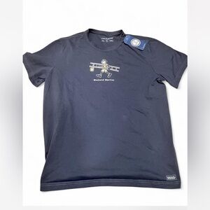Life Is Good Men's Dark Blue Weekend Warrior Tee